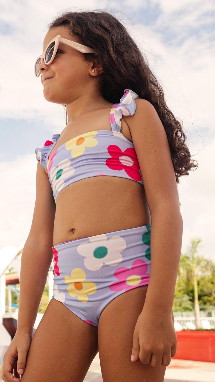 Floral Splash Bikini Niña