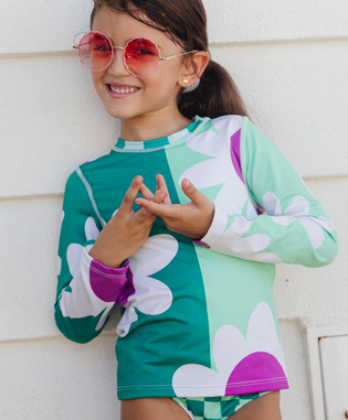 Minty Meadow Set Manga Larga