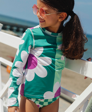 Minty Meadow Set Manga Larga