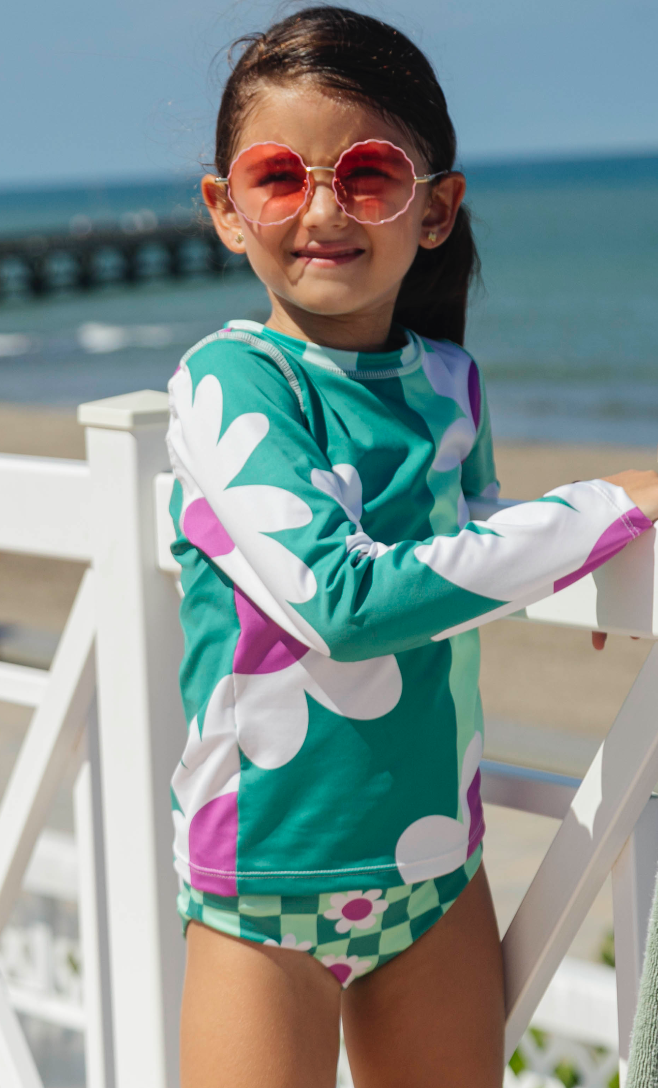 Minty Meadow Set Manga Larga