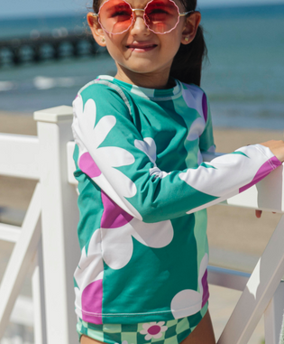 Minty Meadow Set Manga Larga