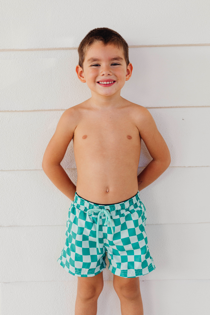 Minty Meadow Boys Trunks