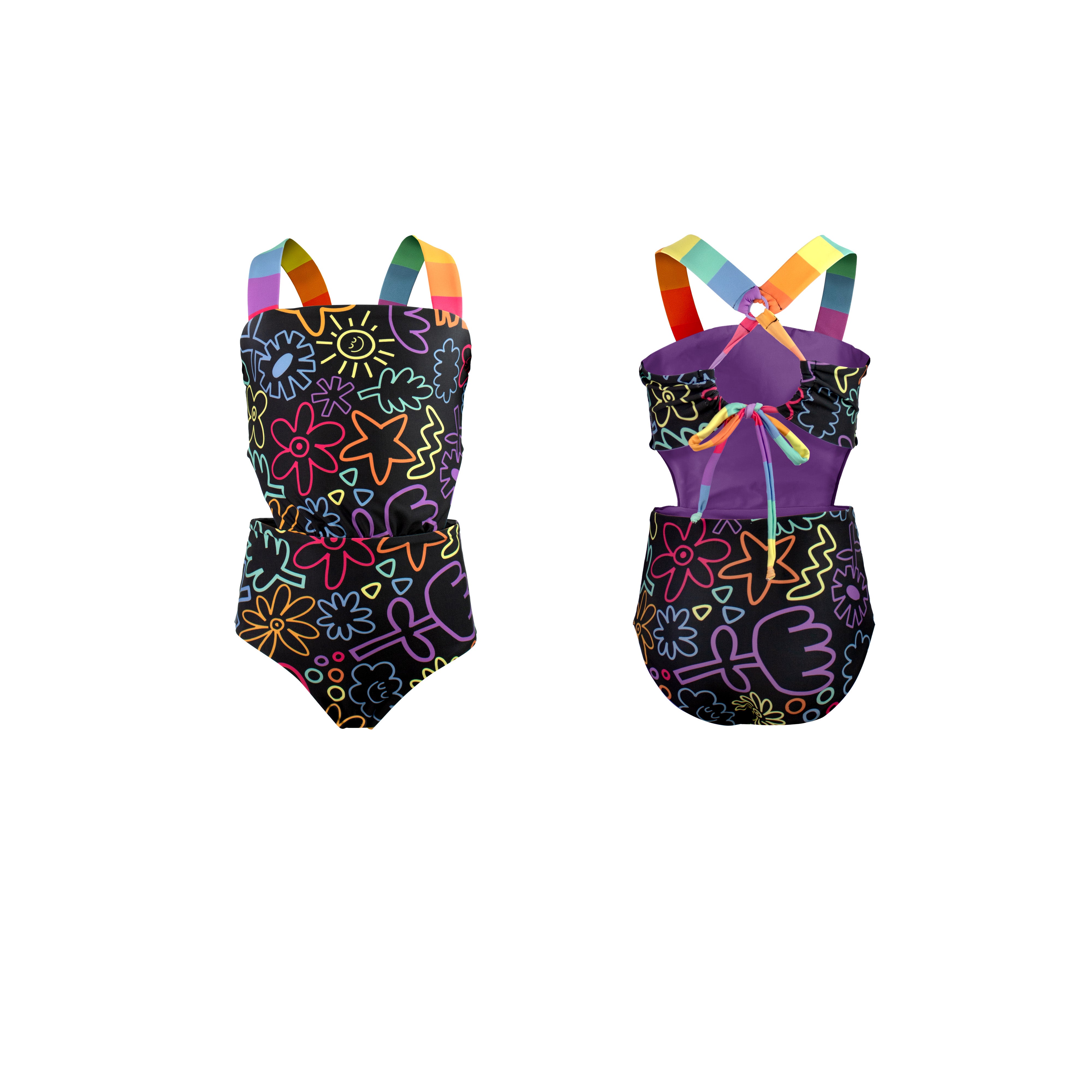 Neon Garden Trikini Niña