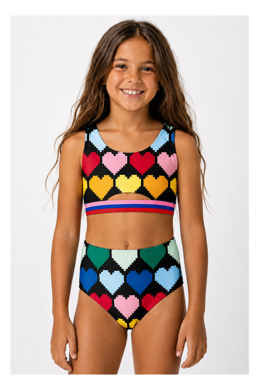 Bikini Pixel Hearts