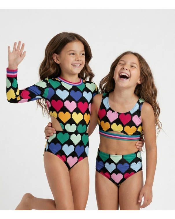 Bikini Pixel Hearts