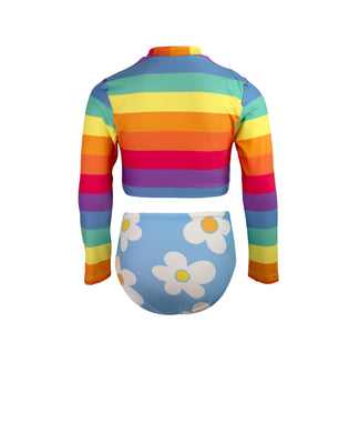 Rainbow Bloom Set Rashguard