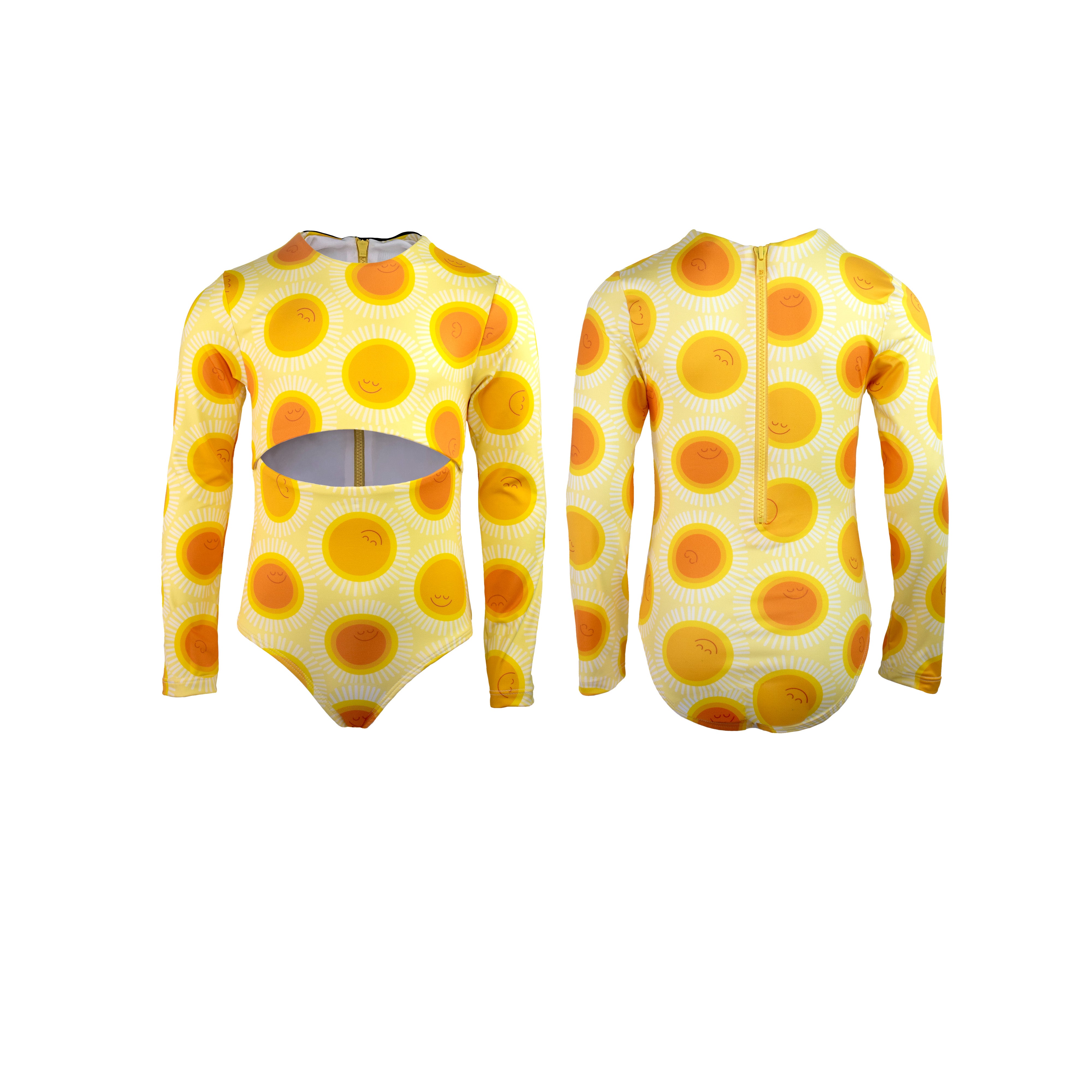 Sunny Side Up Enterizo Manga Larga Niña