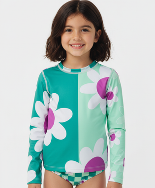 Minty Meadow Set Manga Larga