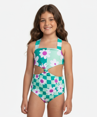 Minty Meadow Trikini Niña