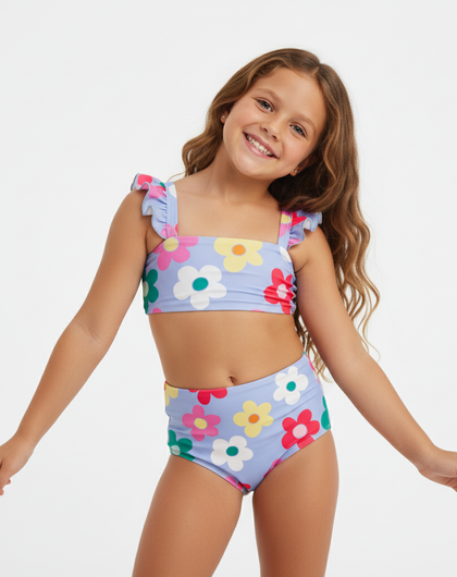 Floral Splash Bikini Niña