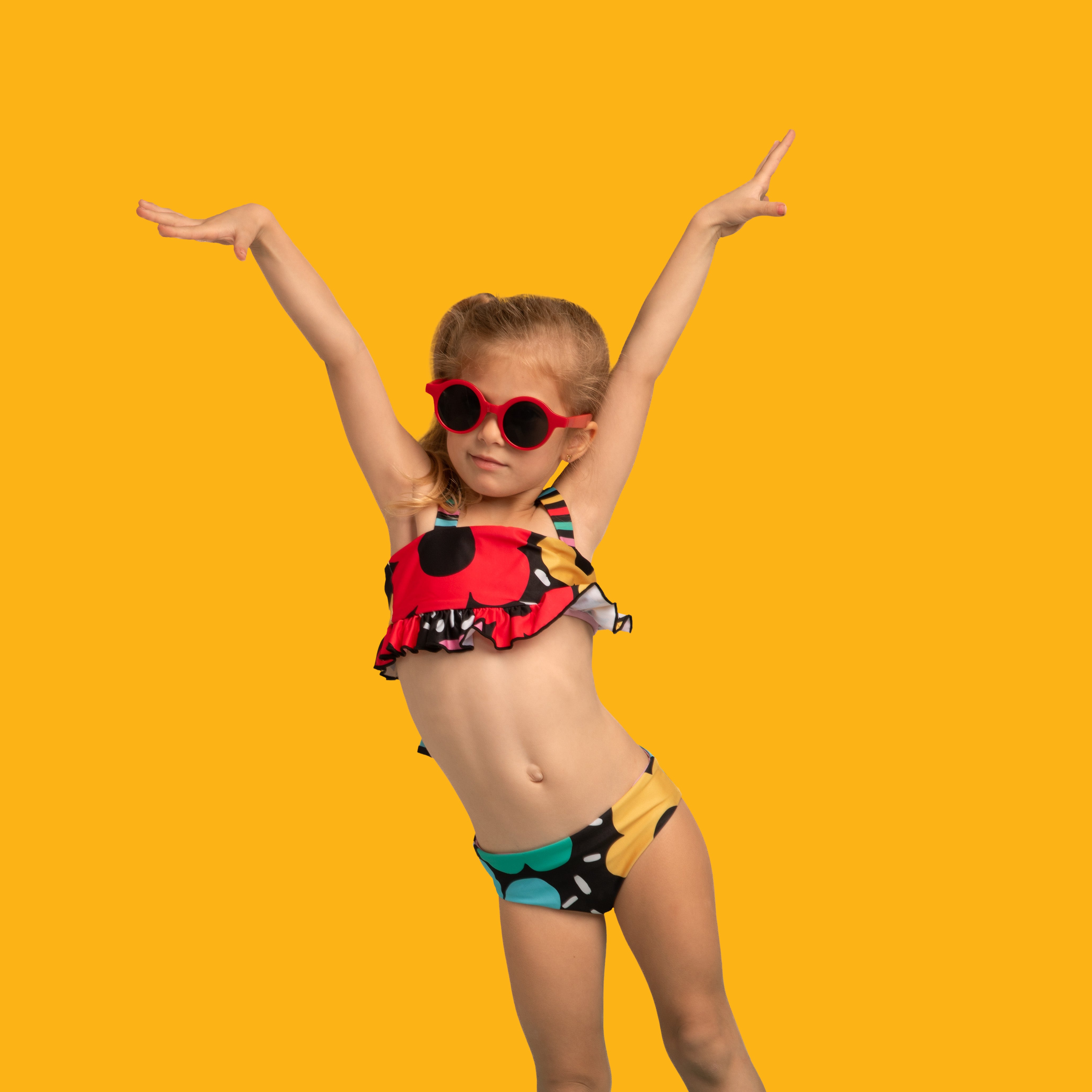 Electric Garden Black Bikini