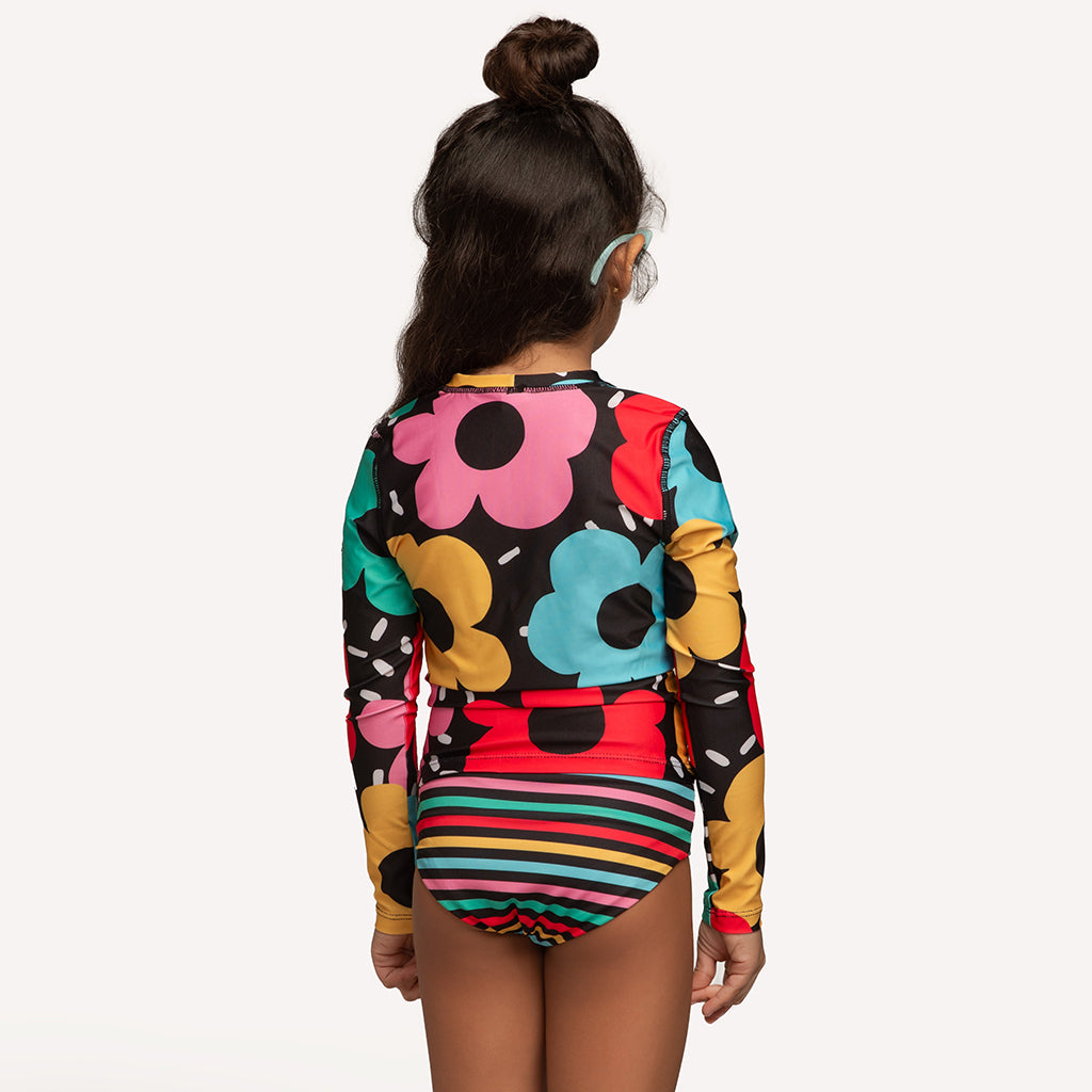 Electric Garden Black Rashguard